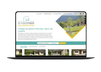 Communication pour le village de gîtes Le Colombier