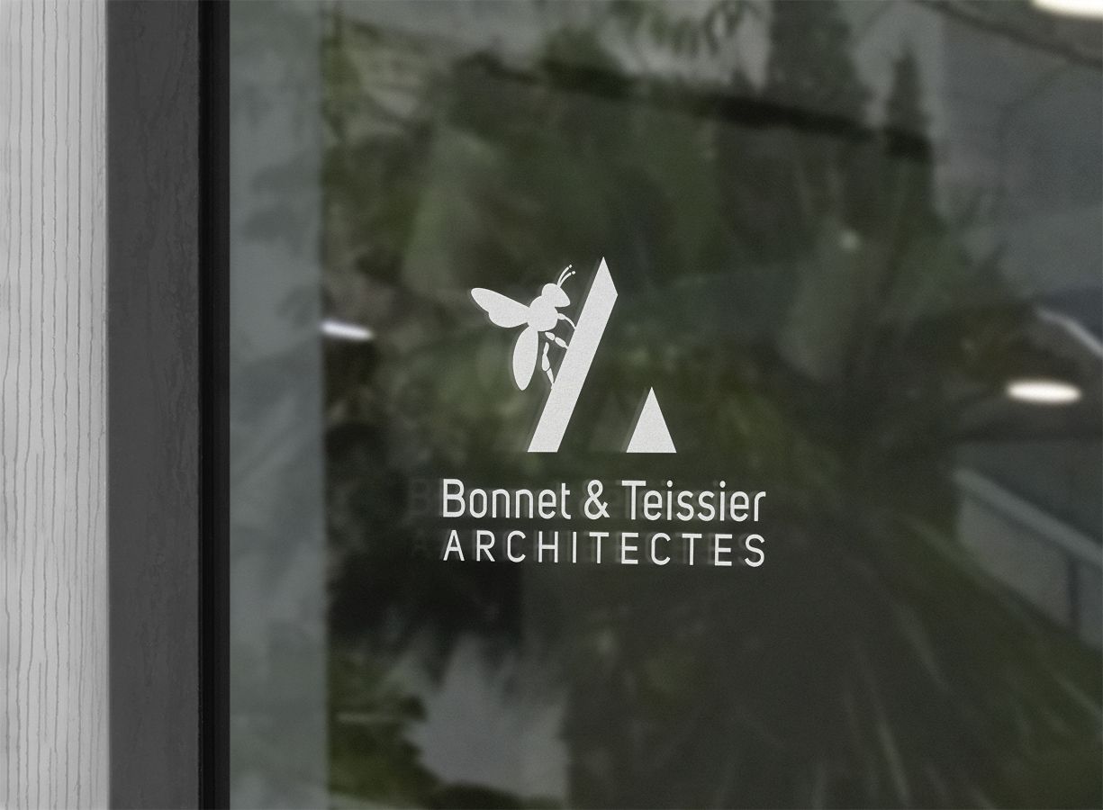 Conception d'un logo et de supports de communication pour Bonnet & Teissier Architectes