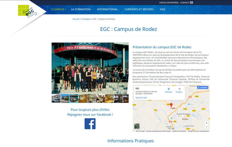 Création du site internet portail EGC-Occitanie
