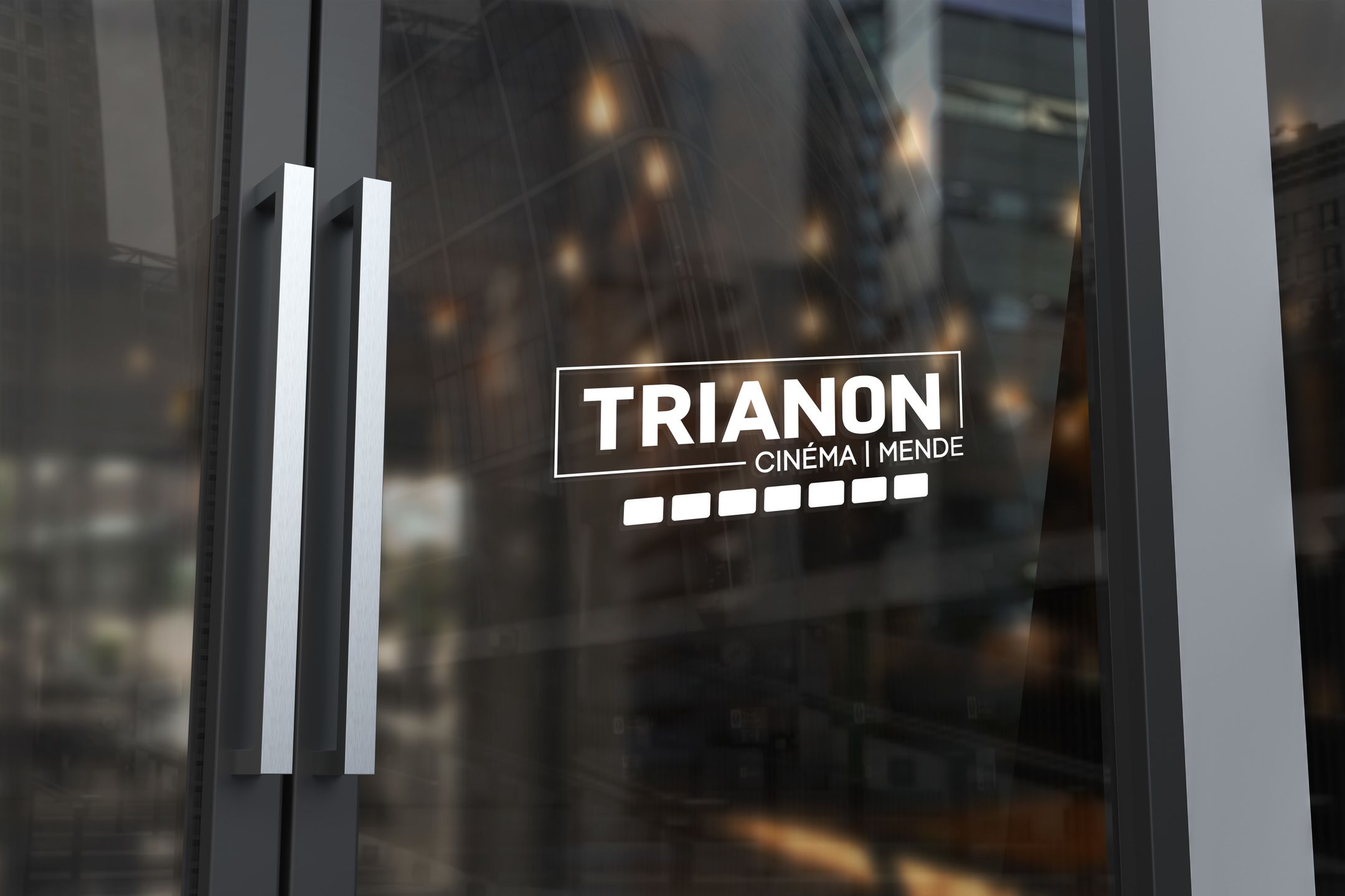 Création du logo du cinéma le Trianon
