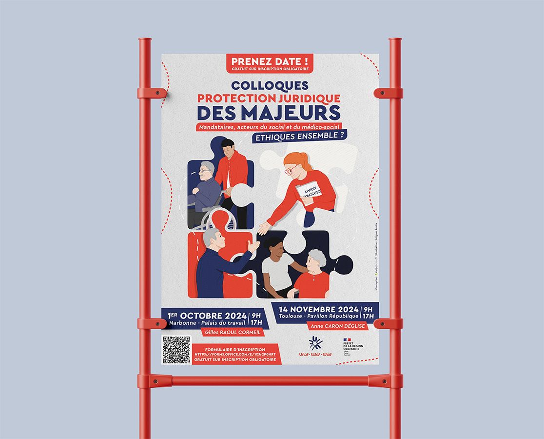Conception graphique et illustration pour l'UDAF