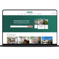 Refonte graphique du site web Immobilier Occitan