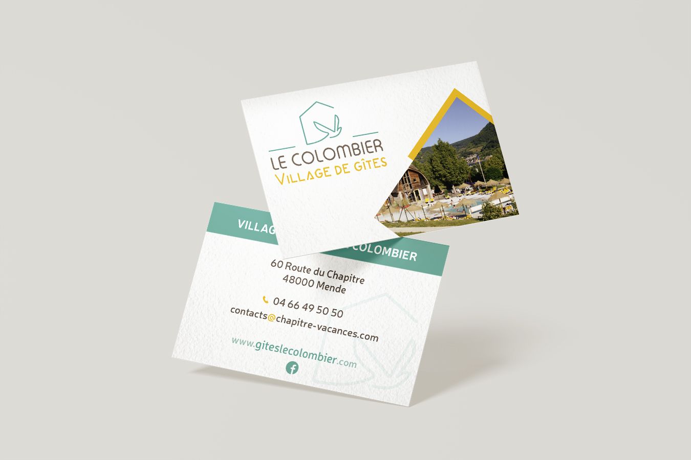 Communication pour le village de gîtes Le Colombier