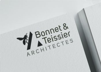 Conception d'un logo et de supports de communication pour Bonnet & Teissier Architectes