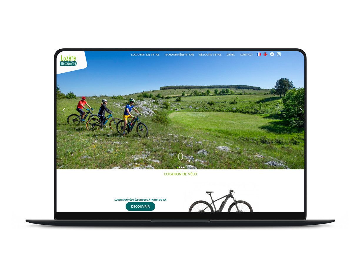 Conception d'un site internet pour Lozère Découverte