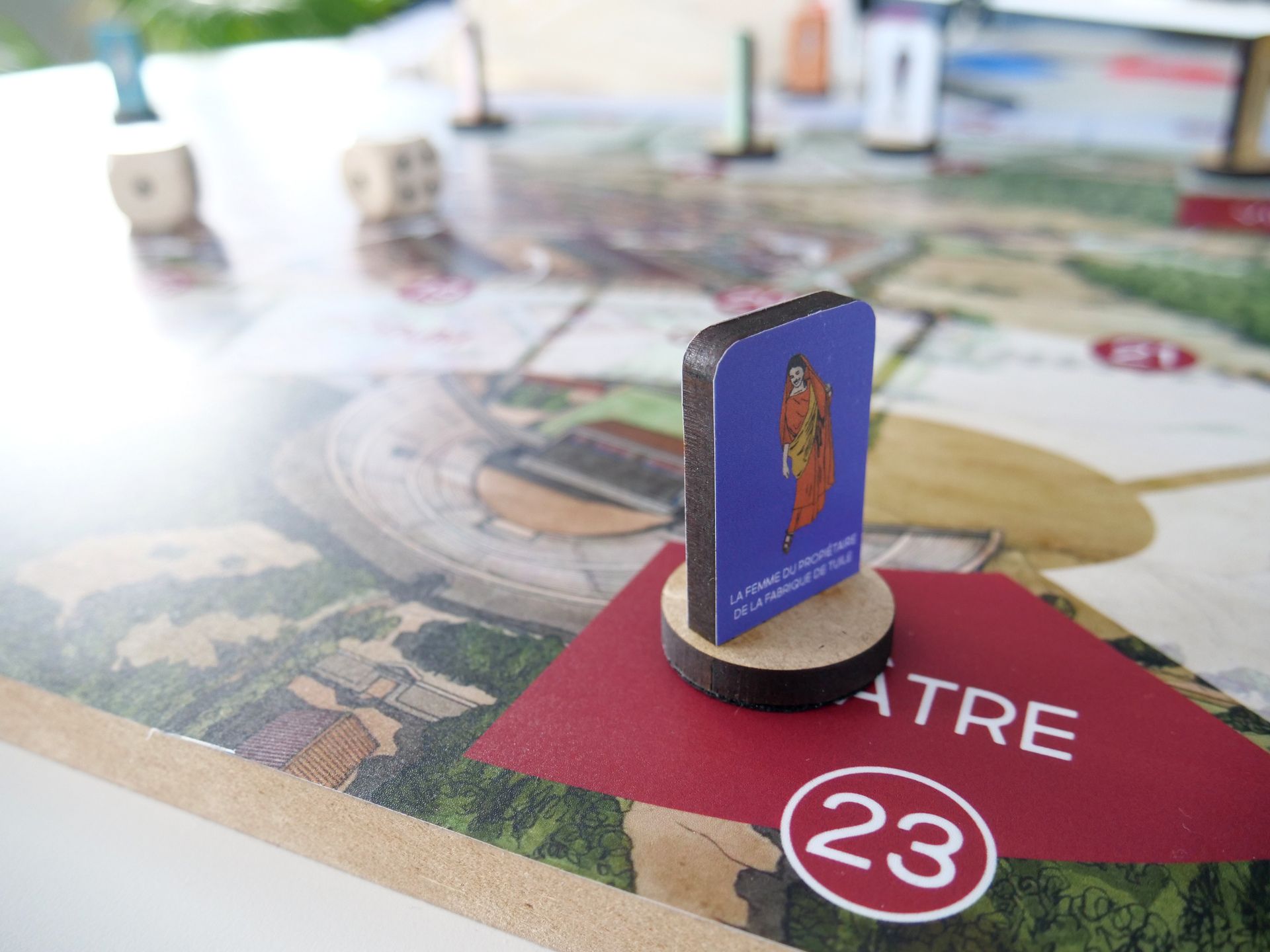 Création d'un jeu de l'oie géant pour le musée de Javols