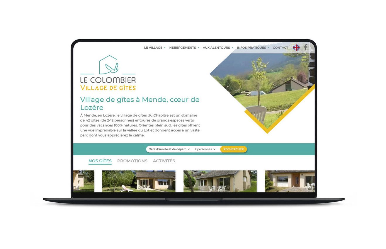 Communication pour le village de gîtes Le Colombier