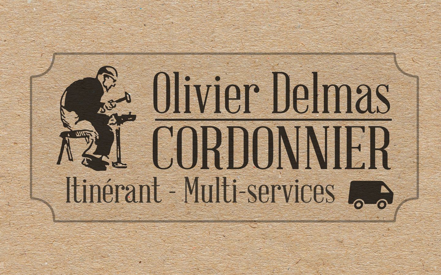 Identité visuelle de Olivier DELMAS | CORDONNIER