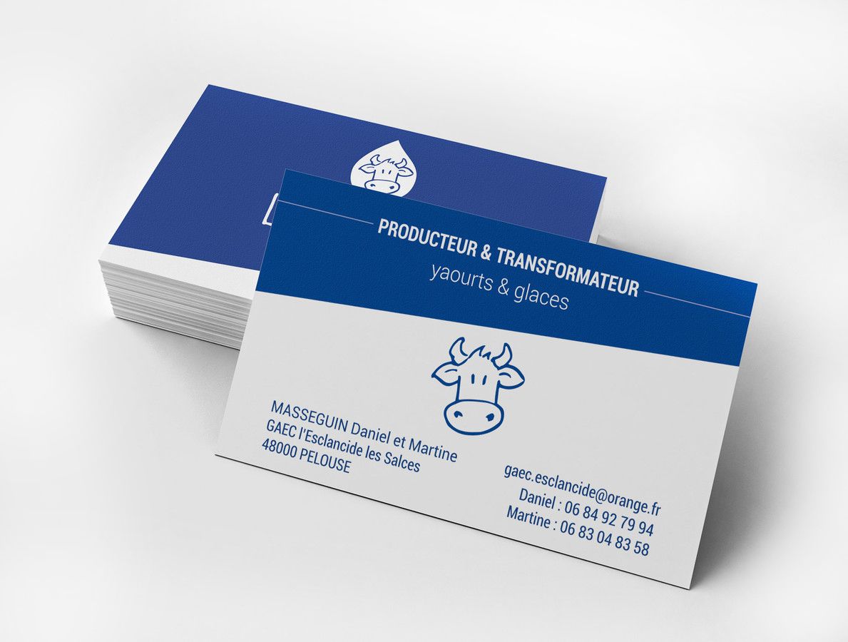 Packaging et maquette pour Lait délices de Lozère