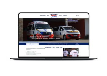 Conception d'un site web pour les Ambulance Jussieu cavalier